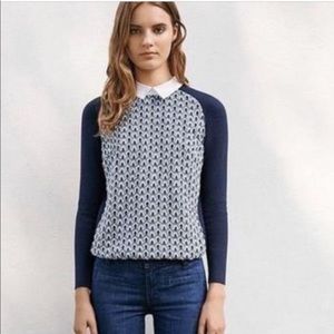 Tory Burch Carmine Crochet Sweater